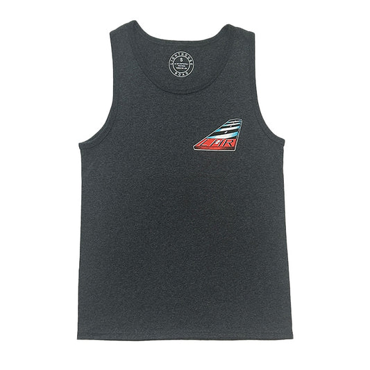 Destination Tank Top~ Dark Heather Grey