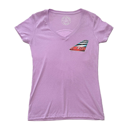 Destination Women's V-Neck~Lilac