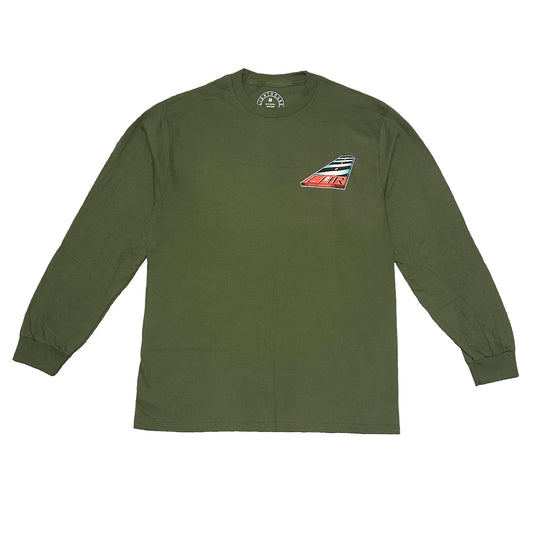 Destination Long Sleeve T-Shirt~Olive