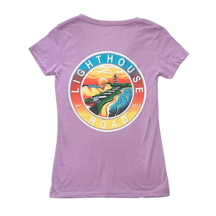 Destination Women's V-Neck~Lilac